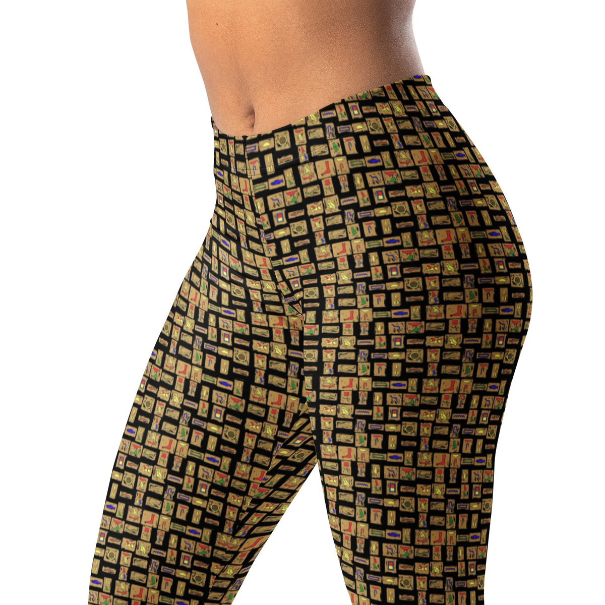 Nubian (Black) Leggings (6 Colors Available) - Conscious Apparel Store
