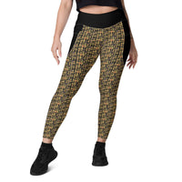 Nubian (Black) Leggings with pockets (6 Colors Available) - Conscious Apparel Store