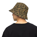 Nubian (Black) Reversible bucket hat (6 Colors Available) - Conscious Apparel Store