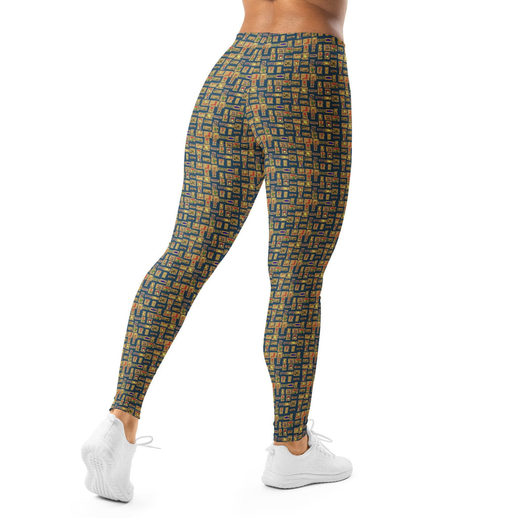 Nubian (Blue) Leggings (6 Colors Available) - Conscious Apparel Store