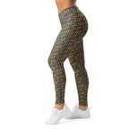 Nubian (Blue) Leggings (6 Colors Available) - Conscious Apparel Store