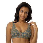 Nubian (Blue) padded bikini top (6 Colors Available) - Conscious Apparel Store