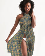 Nubian (Blue) Swim Cover Up (6 Colors Available) - Conscious Apparel Store
