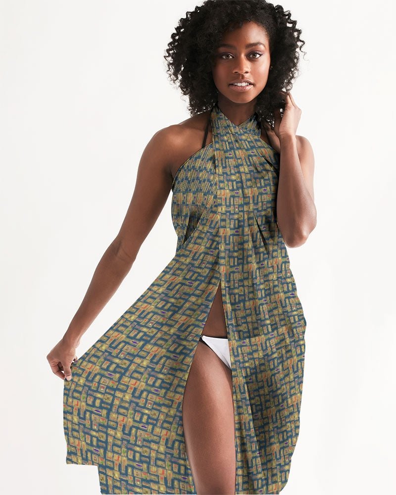Nubian (Blue) Swim Cover Up (6 Colors Available) - Conscious Apparel Store