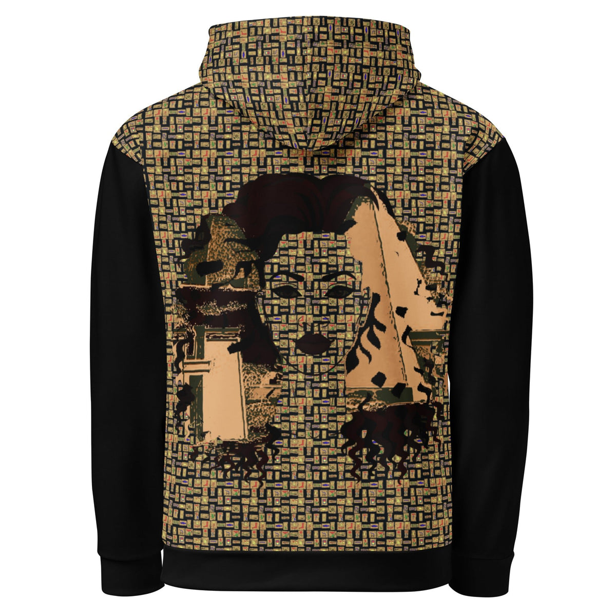 Nubian Girl (Black) Unisex Pullover Hoodie (6 Colors Available) - Conscious Apparel Store