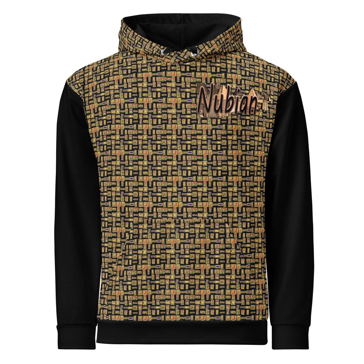 Nubian Girl (Black) Unisex Pullover Hoodie (6 Colors Available) - Conscious Apparel Store