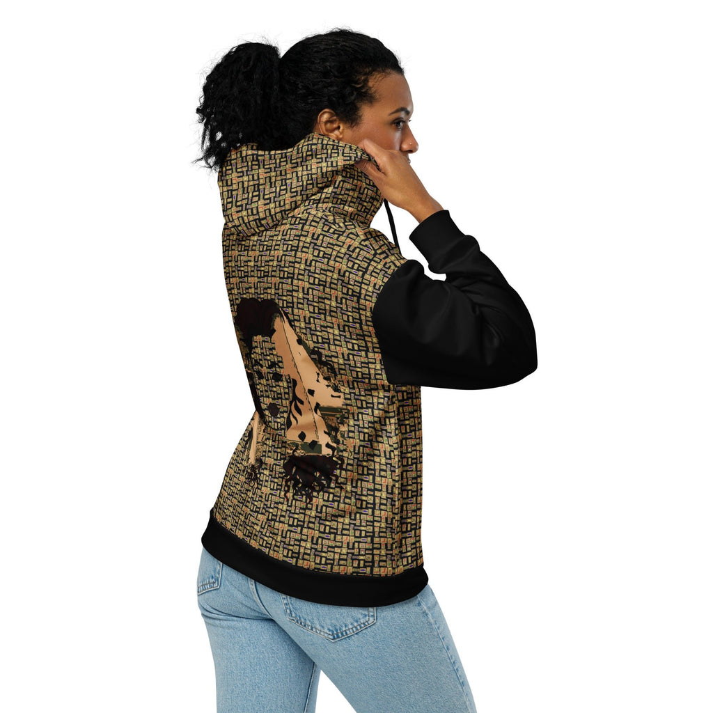 Nubian Girl (Black) Unisex zip hoodie (6 Colors Available) - Conscious Apparel Store