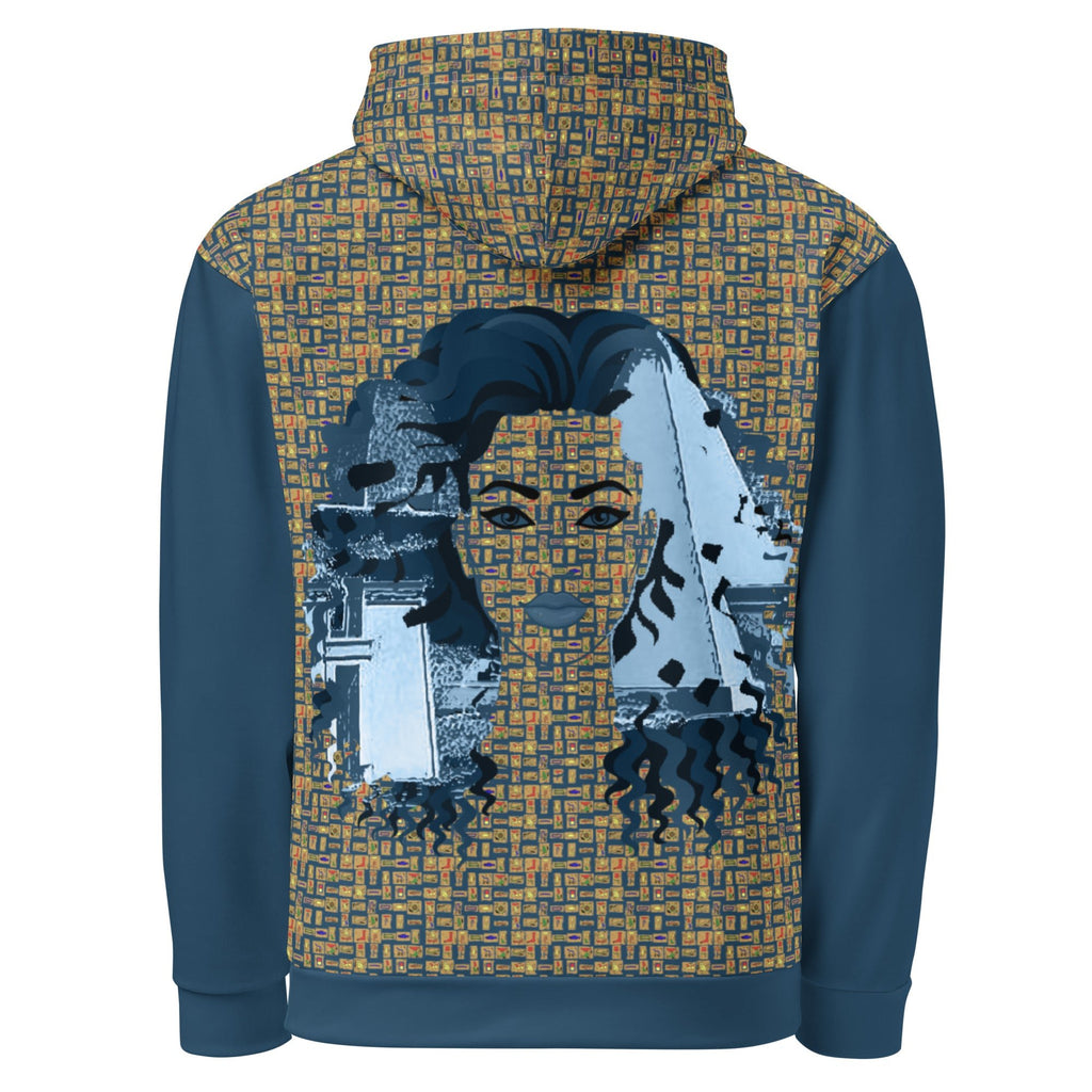 Nubian Girl (Blue) Unisex Pullover Hoodie (6 Colors Available) - Conscious Apparel Store