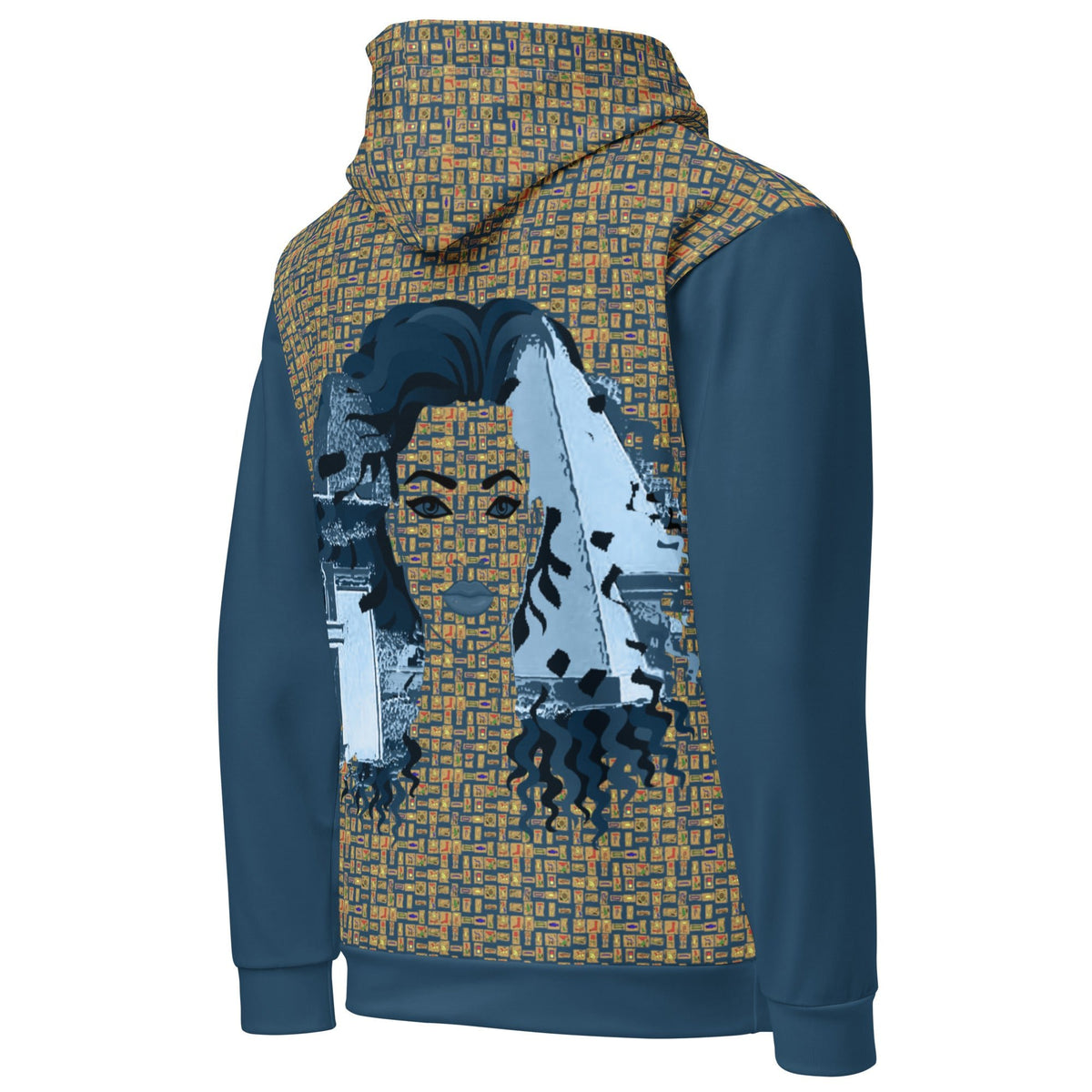 Nubian Girl (Blue) Unisex Pullover Hoodie (6 Colors Available) - Conscious Apparel Store