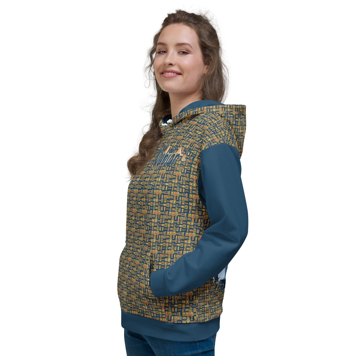 Nubian Girl (Blue) Unisex Pullover Hoodie (6 Colors Available) - Conscious Apparel Store