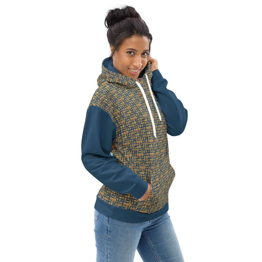 Nubian Girl (Blue) Unisex Pullover Hoodie (6 Colors Available) - Conscious Apparel Store