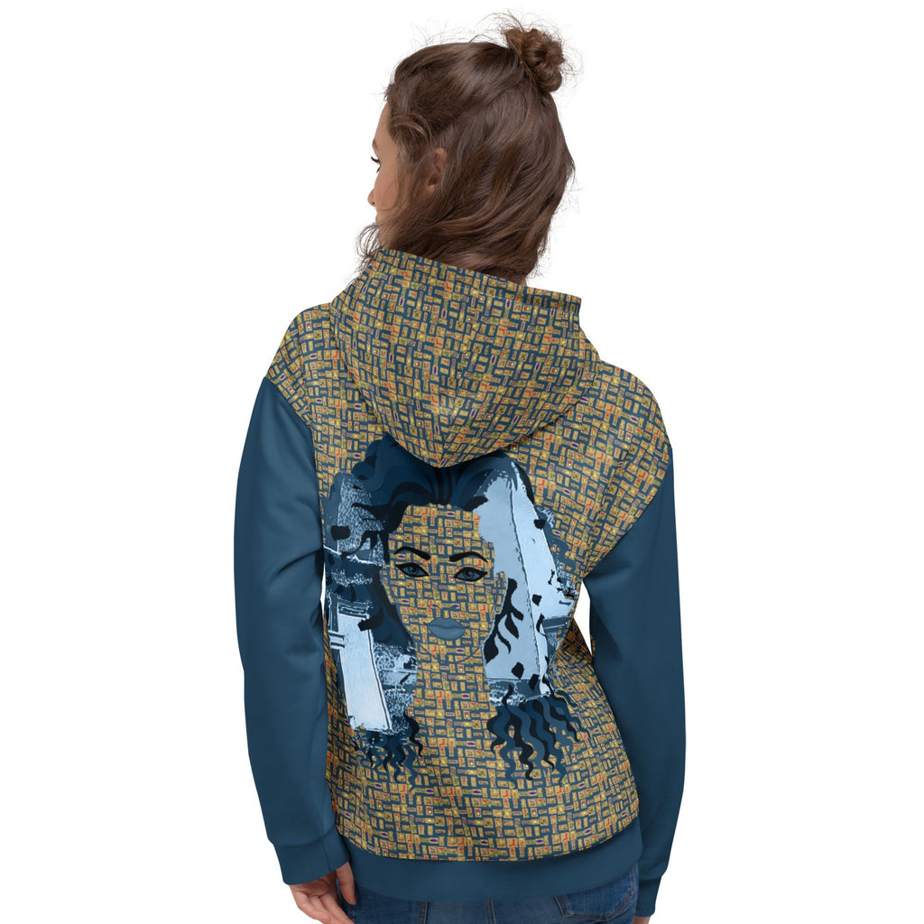 Nubian Girl (Blue) Unisex Pullover Hoodie (6 Colors Available) - Conscious Apparel Store