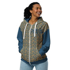 Nubian Girl (Blue) Unisex zip hoodie (6 Colors Available) - Conscious Apparel Store