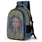 Nubian Girl Casual Backpack (Blue) (6Colors Available) - Conscious Apparel Store