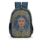 Nubian Girl Casual Backpack (Blue) (6Colors Available) - Conscious Apparel Store