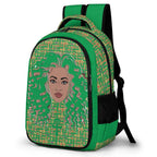 Nubian Girl Casual Backpack (Green) (6Colors Available) - Conscious Apparel Store