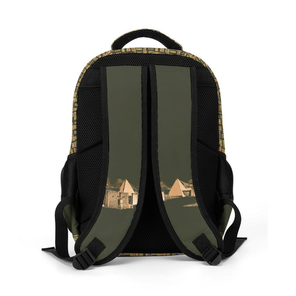 Nubian Girl Casual Backpack (Olive) (6Colors Available) - Conscious Apparel Store