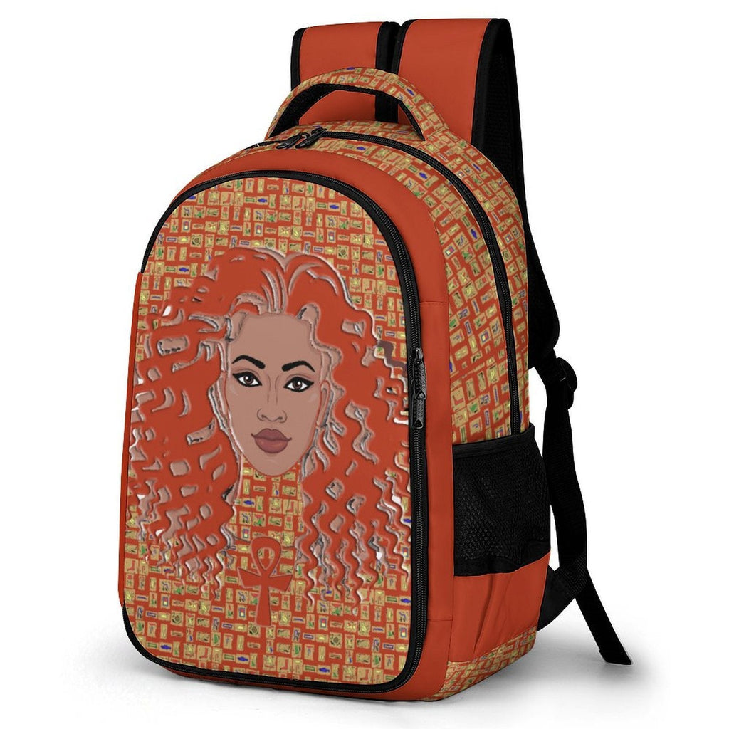 Nubian Girl Casual Backpack (Red-Rust) (6Colors Available) - Conscious Apparel Store