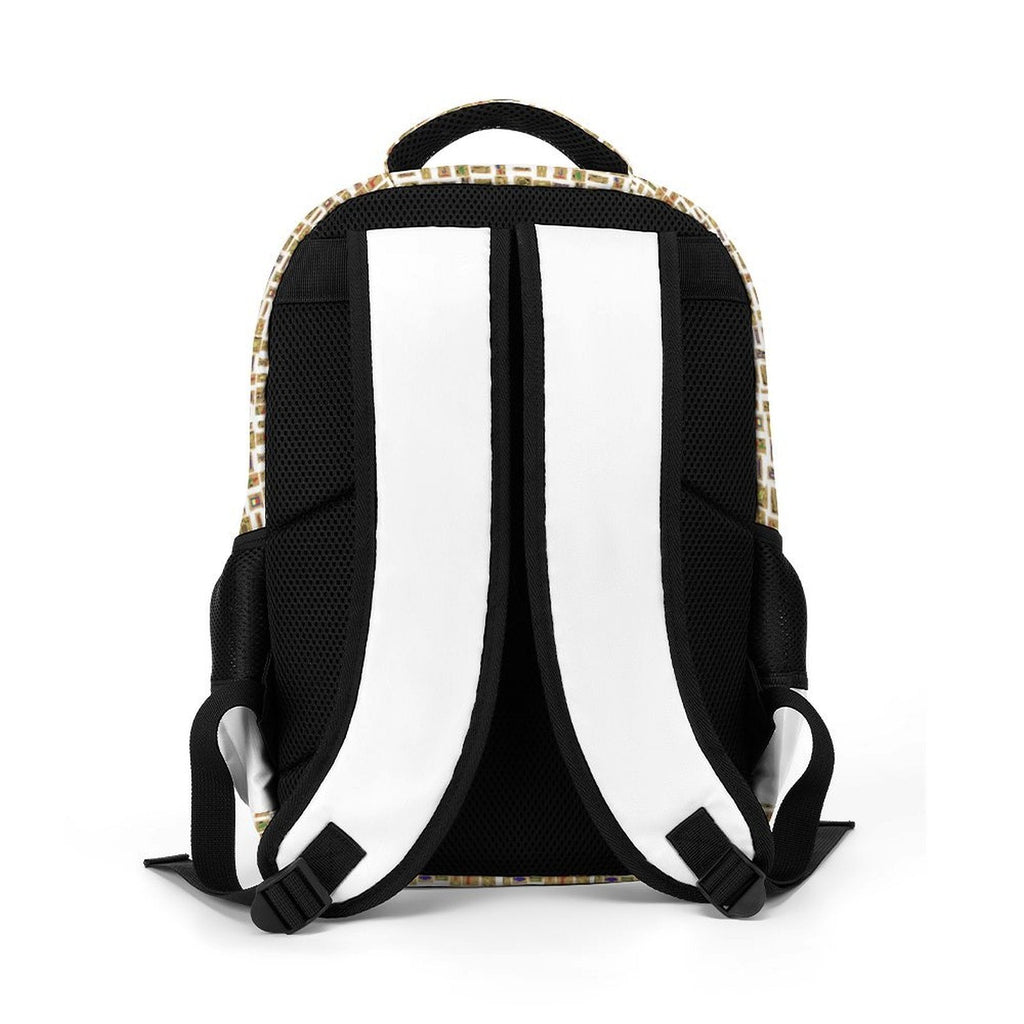 Nubian Girl Casual Backpack (White) (6Colors Available) - Conscious Apparel Store