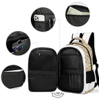 Nubian Girl Casual Backpack (White) (6Colors Available) - Conscious Apparel Store