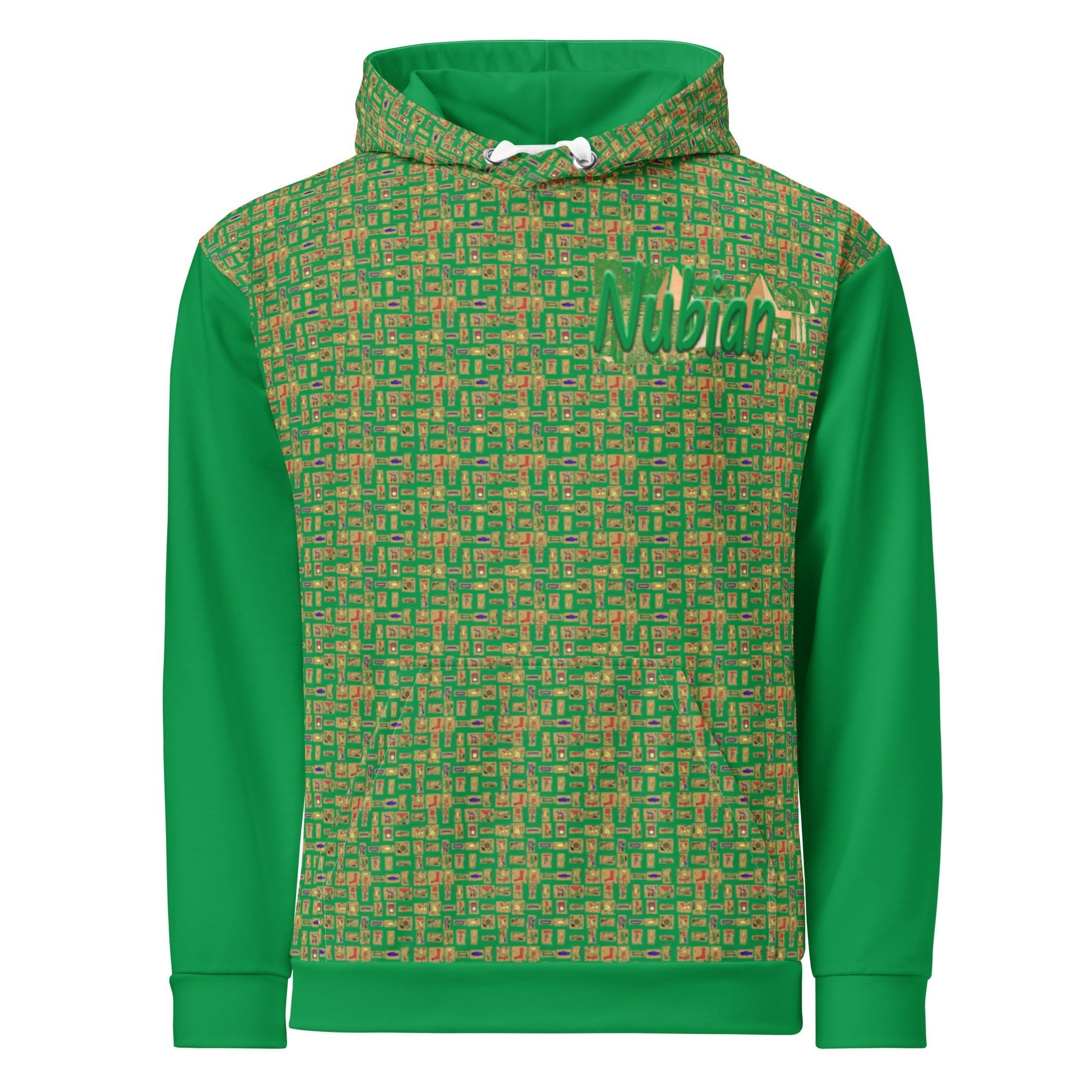 Nubian Girl (Green) Unisex Pullover Hoodie (6 Colors Available) - Conscious Apparel Store