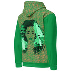 Nubian Girl (Green) Unisex Pullover Hoodie (6 Colors Available) - Conscious Apparel Store