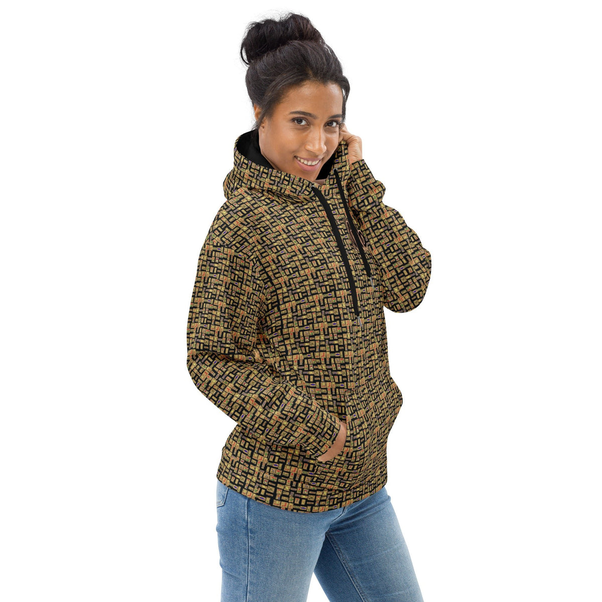 Nubian Girl II (Black) Unisex Pullover Hoodie (6 Colors Available) - Conscious Apparel Store