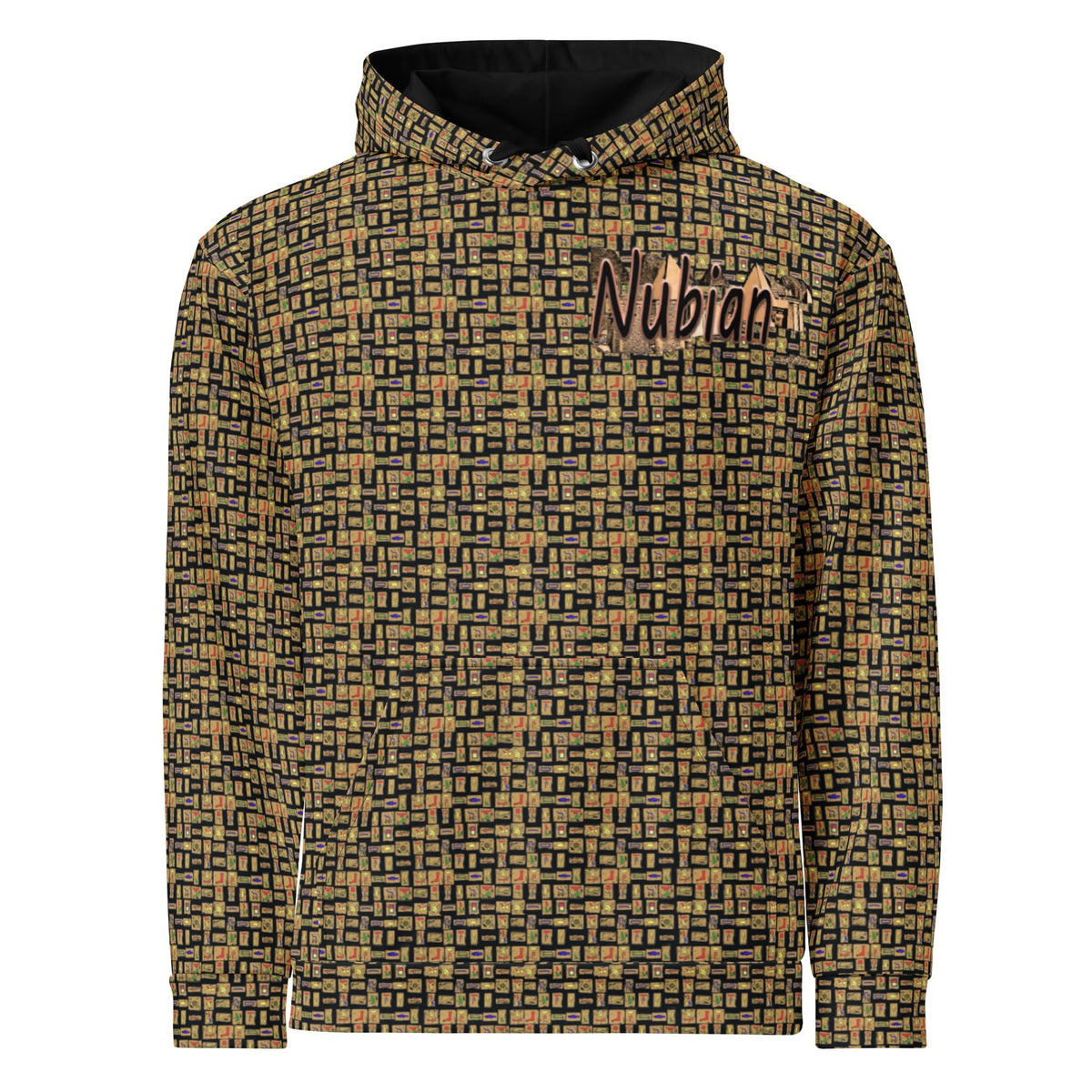 Nubian Girl II (Black) Unisex Pullover Hoodie (6 Colors Available) - Conscious Apparel Store