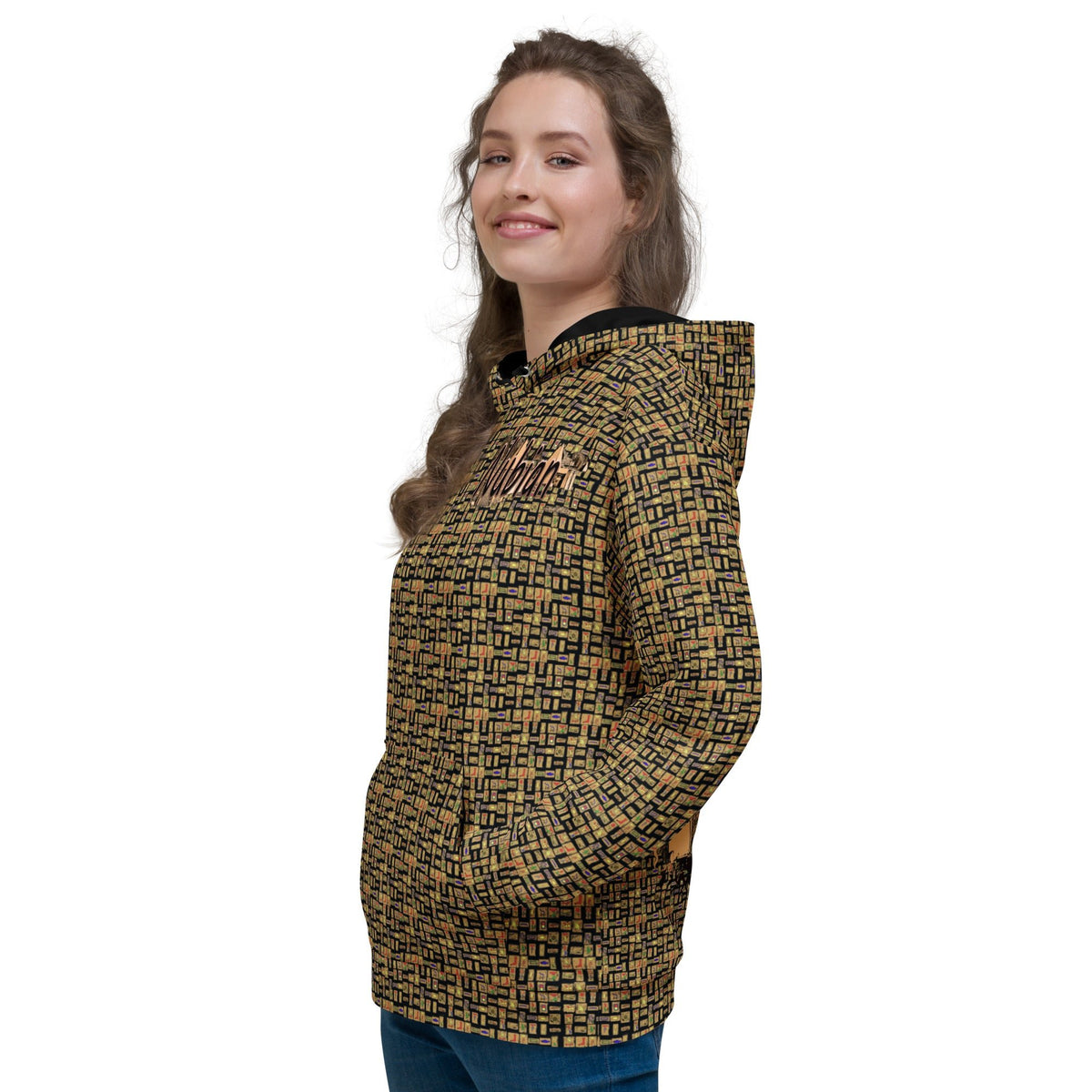 Nubian Girl II (Black) Unisex Pullover Hoodie (6 Colors Available) - Conscious Apparel Store