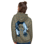 Nubian Girl II (Blue) Unisex Pullover Hoodie (6 Colors Available) - Conscious Apparel Store