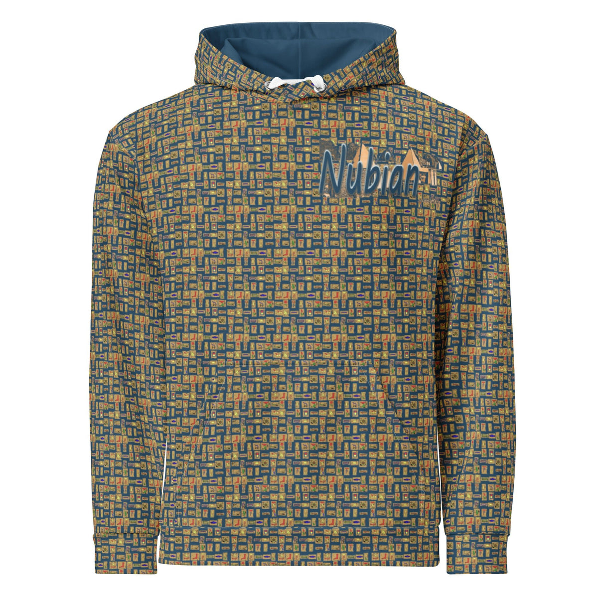 Nubian Girl II (Blue) Unisex Pullover Hoodie (6 Colors Available) - Conscious Apparel Store