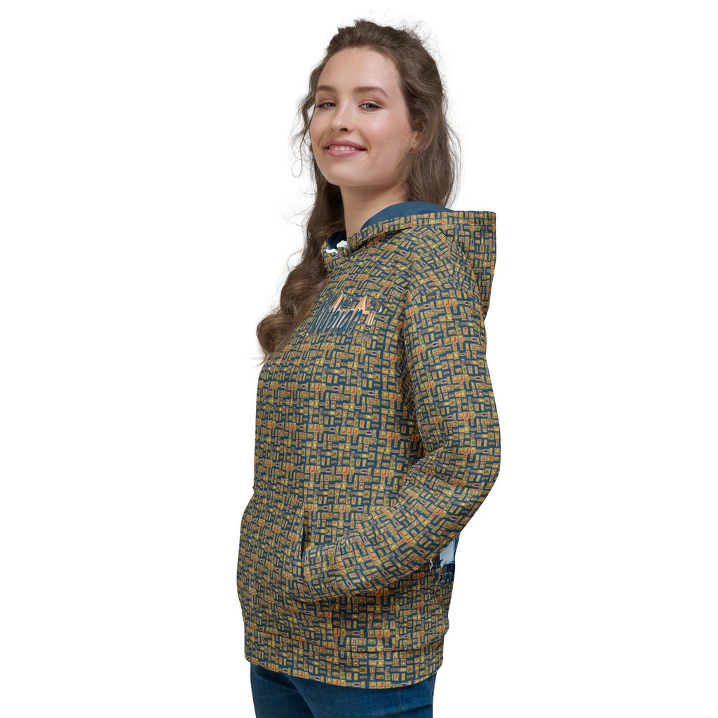 Nubian Girl II (Blue) Unisex Pullover Hoodie (6 Colors Available) - Conscious Apparel Store