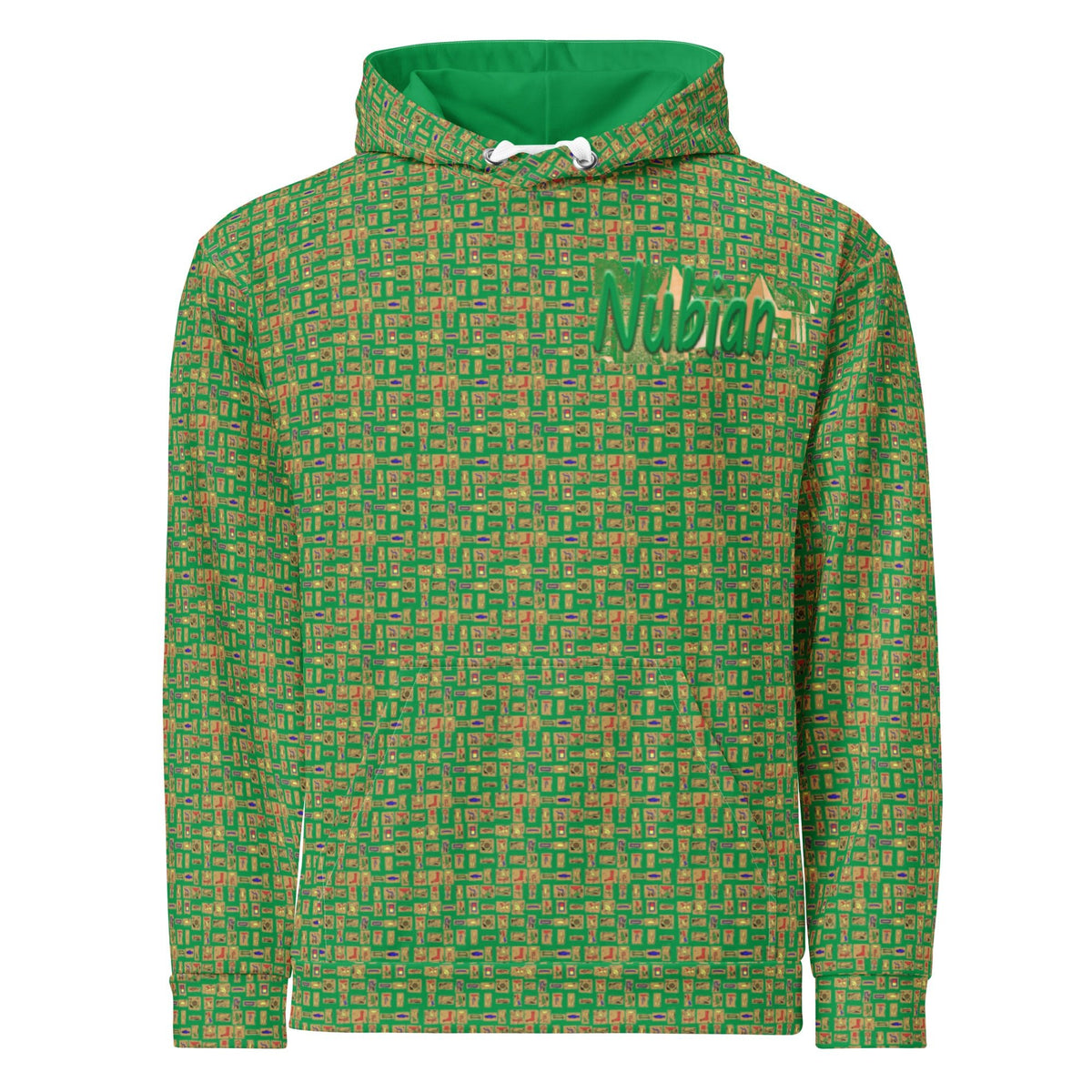 Nubian Girl II (Green) Unisex Pullover Hoodie (6 Colors Available) - Conscious Apparel Store