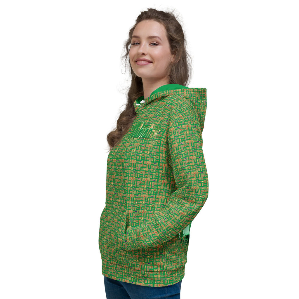 Nubian Girl II (Green) Unisex Pullover Hoodie (6 Colors Available) - Conscious Apparel Store