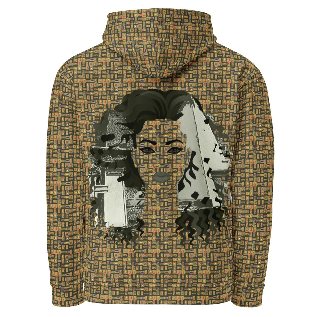 Nubian Girl II (Olive) Unisex Pullover Hoodie (6 Colors Available) - Conscious Apparel Store