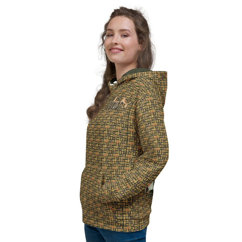 Nubian Girl II (Olive) Unisex Pullover Hoodie (6 Colors Available) - Conscious Apparel Store