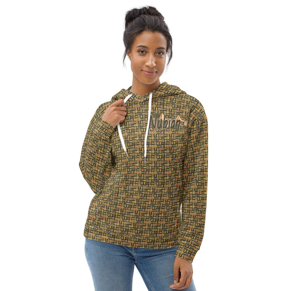 Nubian Girl II (Olive) Unisex Pullover Hoodie (6 Colors Available) - Conscious Apparel Store