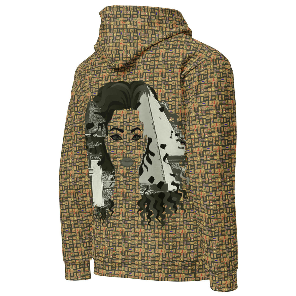 Nubian Girl II (Olive) Unisex Pullover Hoodie (6 Colors Available) - Conscious Apparel Store