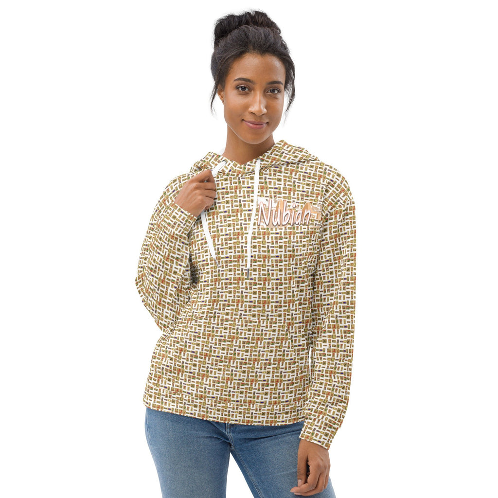 Nubian Girl II (White) Unisex Pullover Hoodie (6 Colors Available) - Conscious Apparel Store