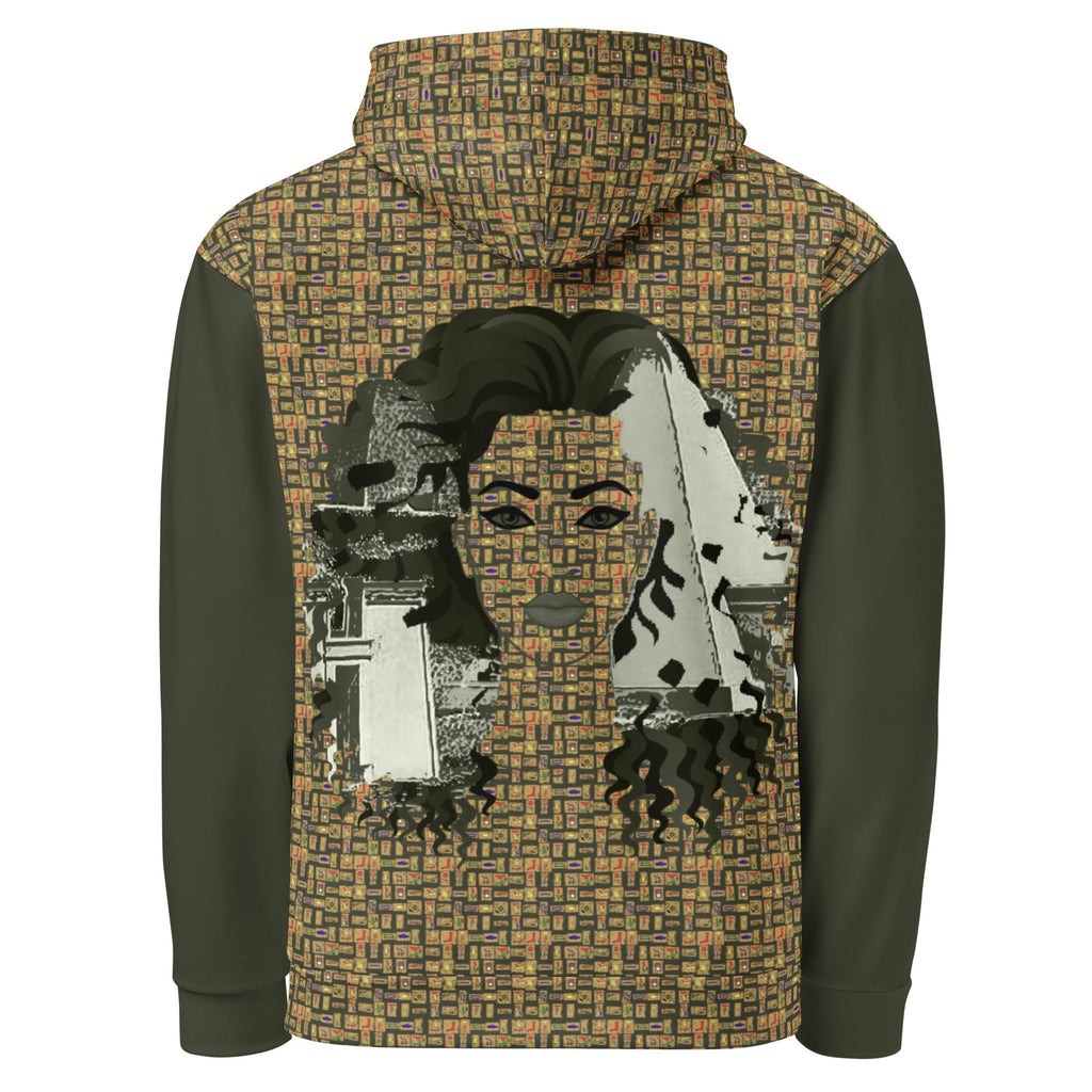 Nubian Girl (Olive) Unisex Pullover Hoodie (6 Colors Available) - Conscious Apparel Store