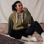 Nubian Girl (Olive) Unisex zip hoodie (6 Colors Available) - Conscious Apparel Store