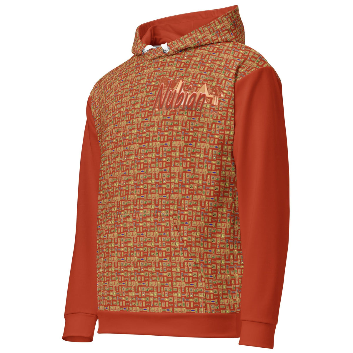 Nubian Girl (Red-Rust) Unisex Pullover Hoodie (6 Colors Available) - Conscious Apparel Store
