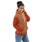 Nubian Girl (Red-Rust) Unisex Pullover Hoodie (6 Colors Available) - Conscious Apparel Store