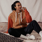 Nubian Girl (Red-Rust) Unisex zip hoodie (6 Colors Available) - Conscious Apparel Store