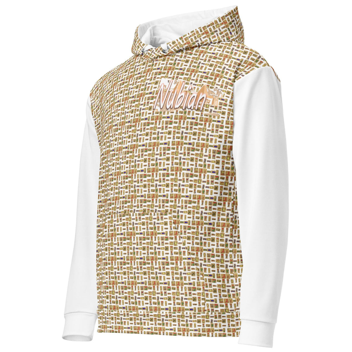 Nubian Girl (White) Unisex Pullover Hoodie (6 Colors Available) - Conscious Apparel Store