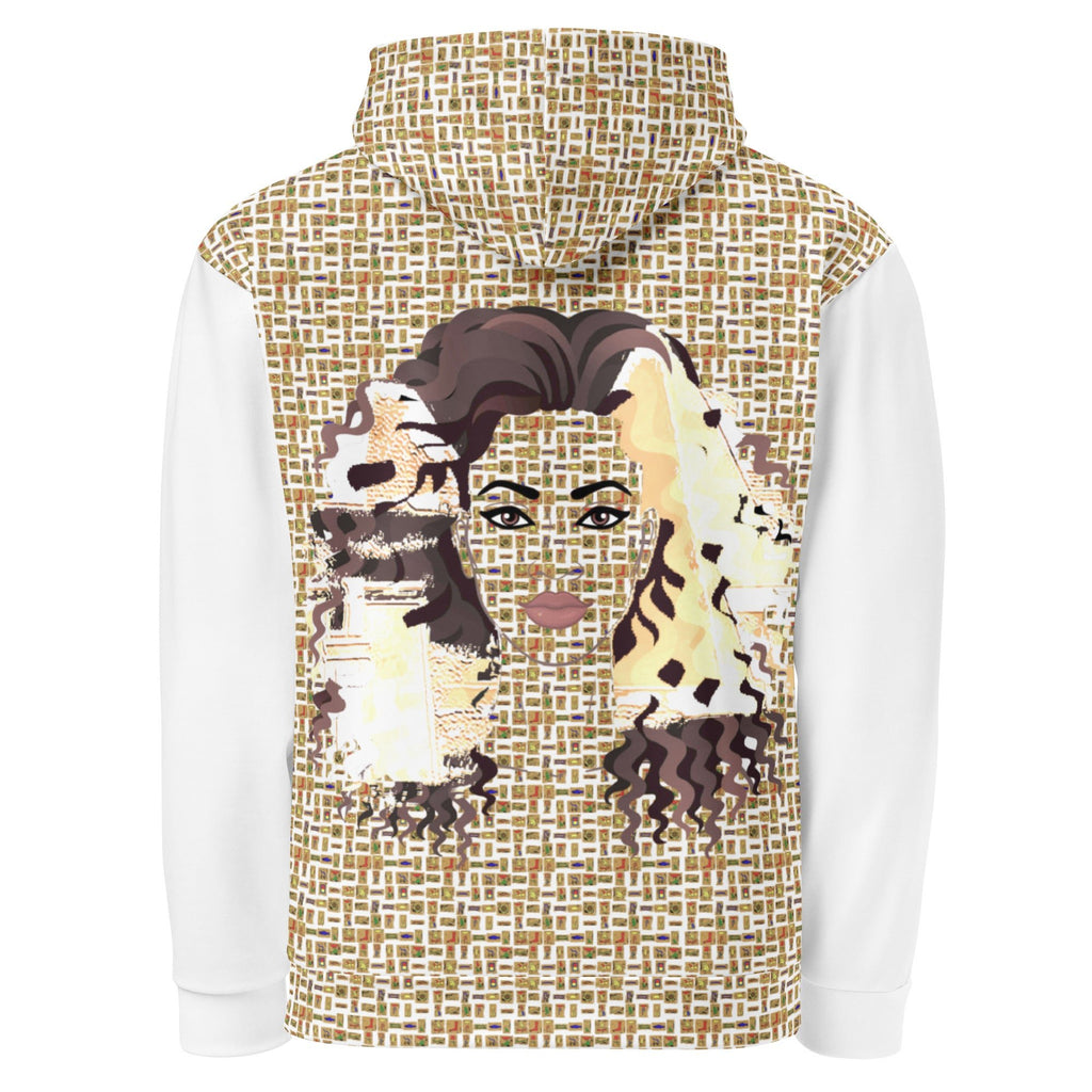 Nubian Girl (White) Unisex Pullover Hoodie (6 Colors Available) - Conscious Apparel Store