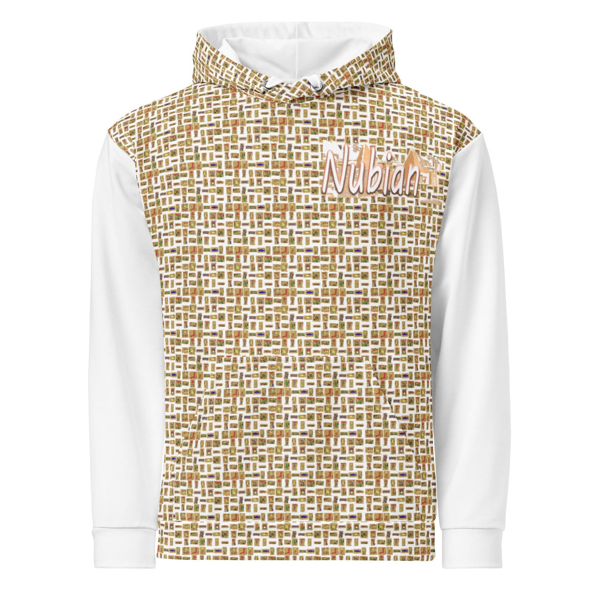 Nubian Girl (White) Unisex Pullover Hoodie (6 Colors Available) - Conscious Apparel Store