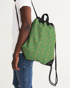 Nubian (Green) Canvas Drawstring Bag (6 Colors Available) - Conscious Apparel Store