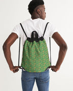 Nubian (Green) Canvas Drawstring Bag (6 Colors Available) - Conscious Apparel Store