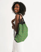 Nubian (Green) Canvas Drawstring Bag (6 Colors Available) - Conscious Apparel Store